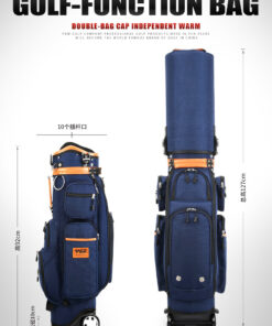 Golf Chính Hãng - Siêu thị Quần áo Golf và Phụ kiện Golf 162 TÚI GẬY GOLF FULLSET NẮP CỨNG - PGM QB038