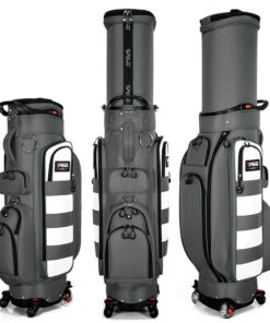 Golf Chính Hãng - Siêu thị Quần áo Golf và Phụ kiện Golf 159 Túi gậy golf cover cứng 4 bánh xe QB081 Xám Ghi | PGM