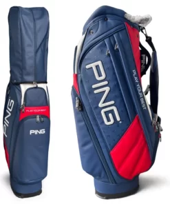 Golf Chính Hãng - Siêu thị Quần áo Golf và Phụ kiện Golf 161 Túi gậy cart bag BAG36232-02 màu Navi-Đỏ 2022 | PING