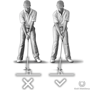 Nghiêng cán gậy về phía trước 16 address shaft lean