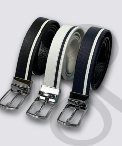 Golf Chính Hãng - Siêu thị Quần áo Golf và Phụ kiện Golf 136 THẮT LƯNG DA GOLF HỌA TIẾT KẺ CAO CẤP – NRSTL0002 Da bê Togo