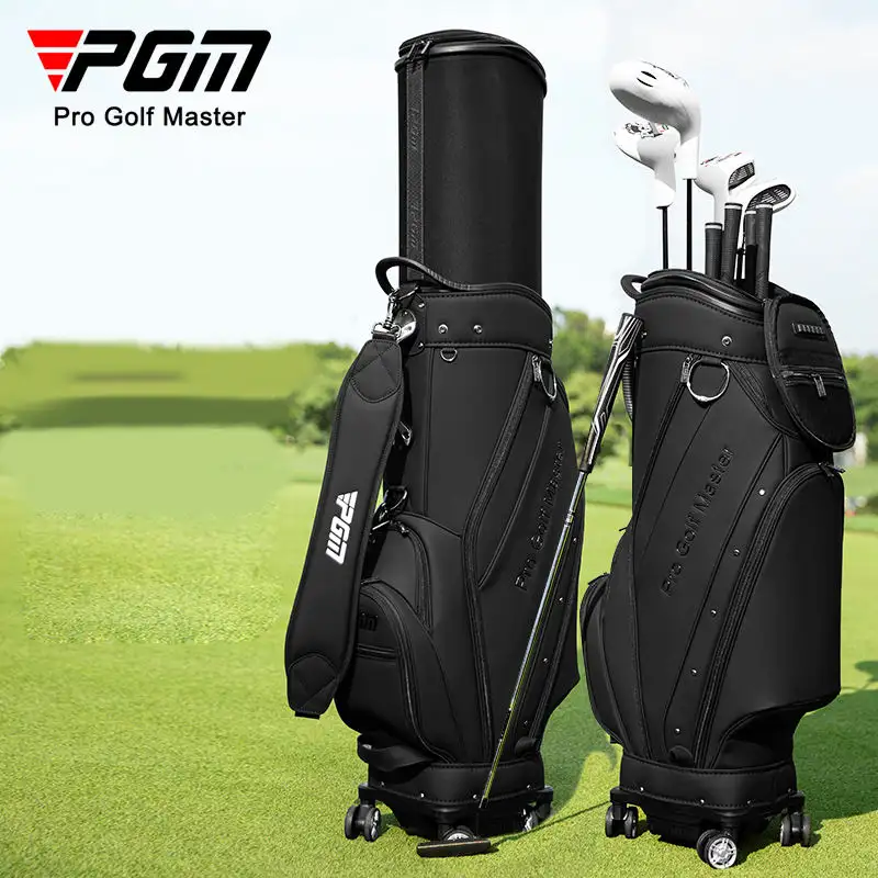 Golf Chính Hãng - Siêu thị Quần áo Golf và Phụ kiện Golf 20 Túi đựng gậy golf nắp cứng PGM QB173 không thấm nước có bánh xe