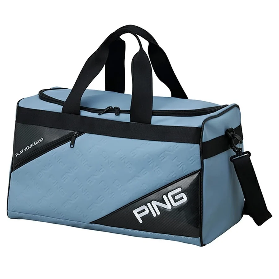 Golf Chính Hãng - Siêu thị Quần áo Golf và Phụ kiện Golf 149 Túi golf xách tay GB-U2614 Grey/ Blue BAG39067-01 | PING