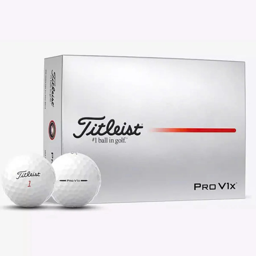 Golf Chính Hãng - Siêu thị Quần áo Golf và Phụ kiện Golf 22 Bóng golf Pro V1X 2025 White hộp 12 bóng| Titleist